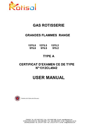 USER MANUAL – GAS