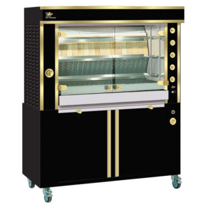 Rotisserie 1375 2MLG black and brass