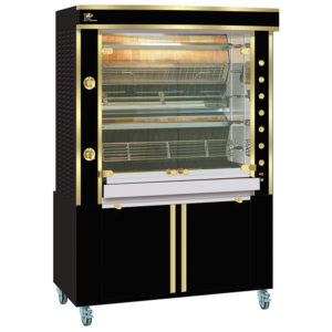 Rotisserie 1375.5MLG black and brass